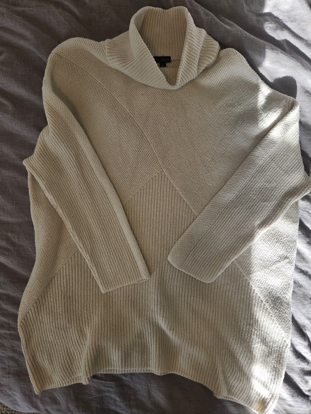 Talbots Cream Cowl Neck Sweater